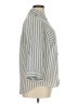 B.wear 100% Polyester Stripes Gray Silver 3/4 Sleeve Blouse Size XL - photo 4