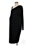 Pink Blush Solid Black Casual Dress Size M - photo 1