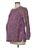 Gap - Maternity 100% Cotton Multi Color Purple Pullover Sweater Size Med Maternity - photo 1