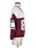 Derek Heart Color Block Burgundy Pullover Sweater Size S - photo 4