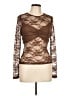 Timing Brown Long Sleeve Top Size L - photo 1