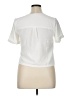 Monteau Ivory White Short Sleeve Blouse Size XL - photo 2