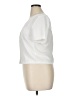 Monteau Ivory White Short Sleeve Blouse Size XL - photo 5