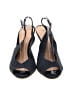Schutz 100% Leather Blue Black Heels Size 10 - photo 2