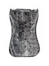 Neiman Marcus 100% Leather Animal Print Snake Print Silver Crossbody Bag One size - photo 1