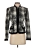 Cache 100% Polyester Print Black Blazer Size 4 - photo 1