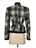 Cache 100% Polyester Print Black Blazer Size 4 - photo 2