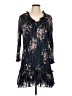 Reiss 100% Polyester Floral Blue Casual Dress Size 12 - photo 1