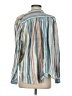 matta Stripes Blue Long Sleeve Blouse Size S - photo 2