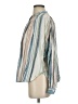matta Stripes Blue Long Sleeve Blouse Size S - photo 5