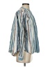 matta Stripes Blue Long Sleeve Blouse Size S - photo 4