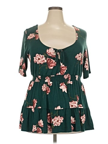 Torrid Short Sleeve Blouse (view 1)