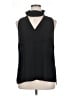 Trouve 100% Polyester Black Sleeveless T-Shirt Size XL - photo 1