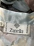Zanella Floral Gold Silver Long Sleeve Blouse Size 6 - photo 7
