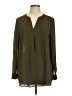 Covington 100% Polyester Green Long Sleeve Blouse Size L - photo 1