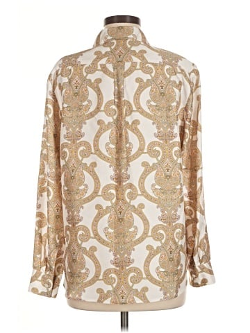 J. McLaughlin Long Sleeve Silk Top (view 2)