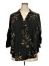 Torrid 100% Polyester Black 3/4 Sleeve Blouse Size 2X Plus (2) - photo 1