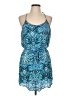 Forever 21 100% Rayon Paisley Blue Cocktail Dress Size L - photo 1