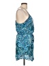Forever 21 100% Rayon Paisley Blue Cocktail Dress Size L - photo 4