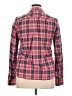 UNTUCKit 100% Cotton Plaid Red Long Sleeve Button-Down Shirt Size 14 - photo 2