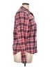 UNTUCKit 100% Cotton Plaid Red Long Sleeve Button-Down Shirt Size 14 - photo 4