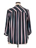Torrid 100% Polyester Stripes Teal 3/4 Sleeve Blouse Size 1X Plus (1) - photo 2