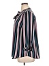 Torrid 100% Polyester Stripes Teal 3/4 Sleeve Blouse Size 1X Plus (1) - photo 5