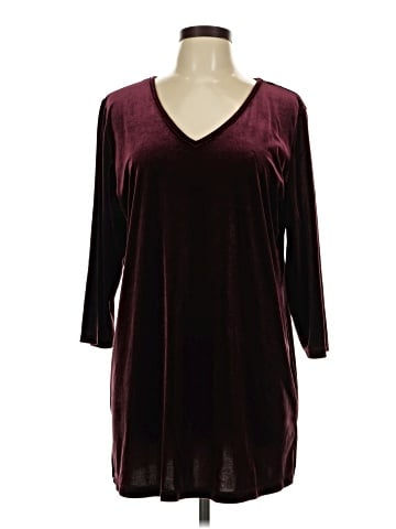 Susan Graver 3/4 Sleeve Top (view 1)