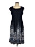 Perceptions Paisley Blue Casual Dress Size L - photo 1