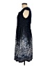 Perceptions Paisley Blue Casual Dress Size L - photo 5