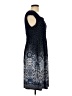 Perceptions Paisley Blue Casual Dress Size L - photo 4