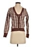 Willow & Wind Houndstooth Brown Cardigan Size S - photo 1