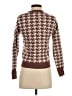 Willow & Wind Houndstooth Brown Cardigan Size S - photo 2