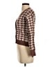 Willow & Wind Houndstooth Brown Cardigan Size S - photo 5