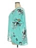 Torrid 100% Polyester Teal Short Sleeve Blouse Size 2X Plus (2) - photo 5