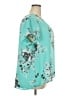 Torrid 100% Polyester Teal Short Sleeve Blouse Size 2X Plus (2) - photo 4