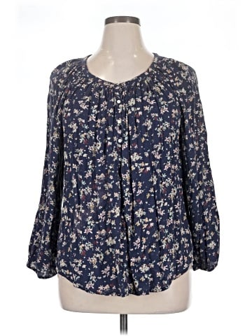 Chaps 3/4 Sleeve Blouse (view 1)