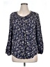 Chaps Blue 3/4 Sleeve Blouse Size XL - photo 1