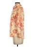 St. John 100% Polyester Floral Orange 3/4 Sleeve Blouse Size 2 - photo 5