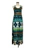 No Boundaries Print Teal Casual Dress Size M - photo 1