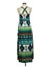 No Boundaries Print Teal Casual Dress Size M - photo 2