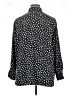 Ellen Tracy 100% Polyester Polka Dots Black Long Sleeve Blouse Size XL - photo 2