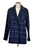 Avec Les Filles Plaid Blue Blazer Size M - photo 1
