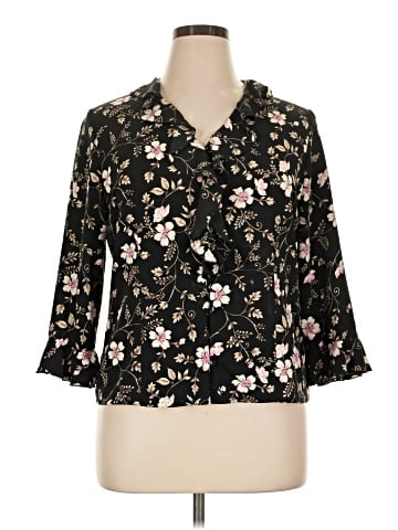 Sag Harbor 3/4 Sleeve Blouse (view 1)