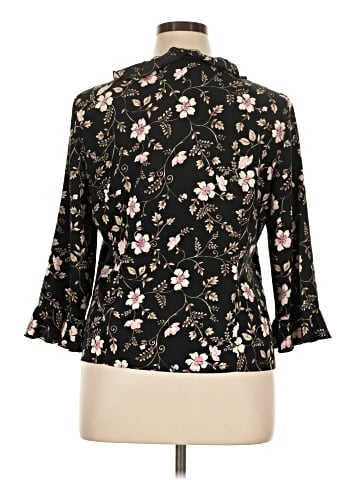 Sag Harbor 3/4 Sleeve Blouse (view 2)