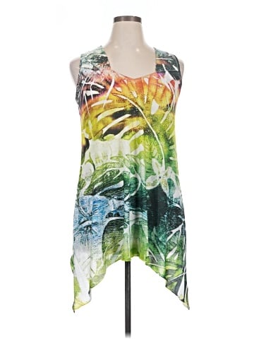 Bleu Sleeveless T-Shirt (view 1)