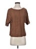 Shein Brown Short Sleeve Blouse Size S - photo 1