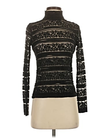 Zara W&B Collection Long Sleeve Top (view 1)