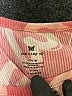 One Step Up Hearts Pink Short Sleeve Top Size L - photo 7