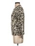 Haute Hippie 100% Wool Animal Print Ivory Wool Pullover Sweater Size XS - photo 5